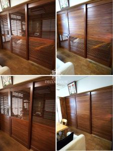 ウッドシャッター開閉パターン