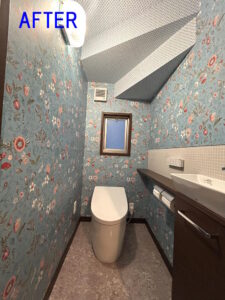 toilet after